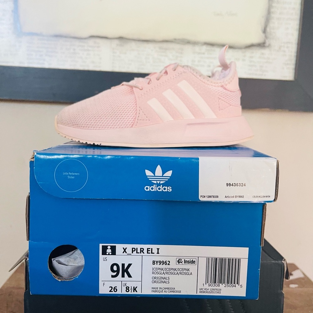 Adidas Kids Pink Sneakers